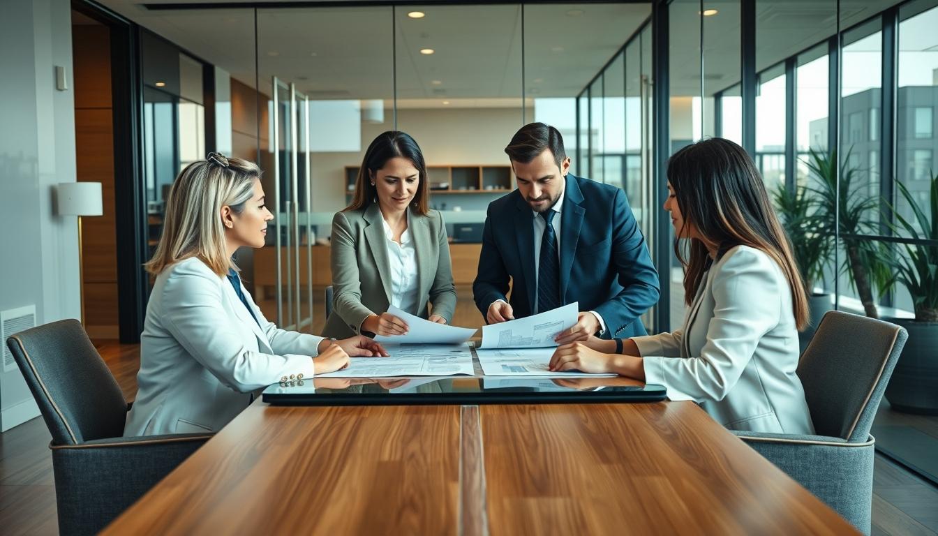 Family elder care planning discussion